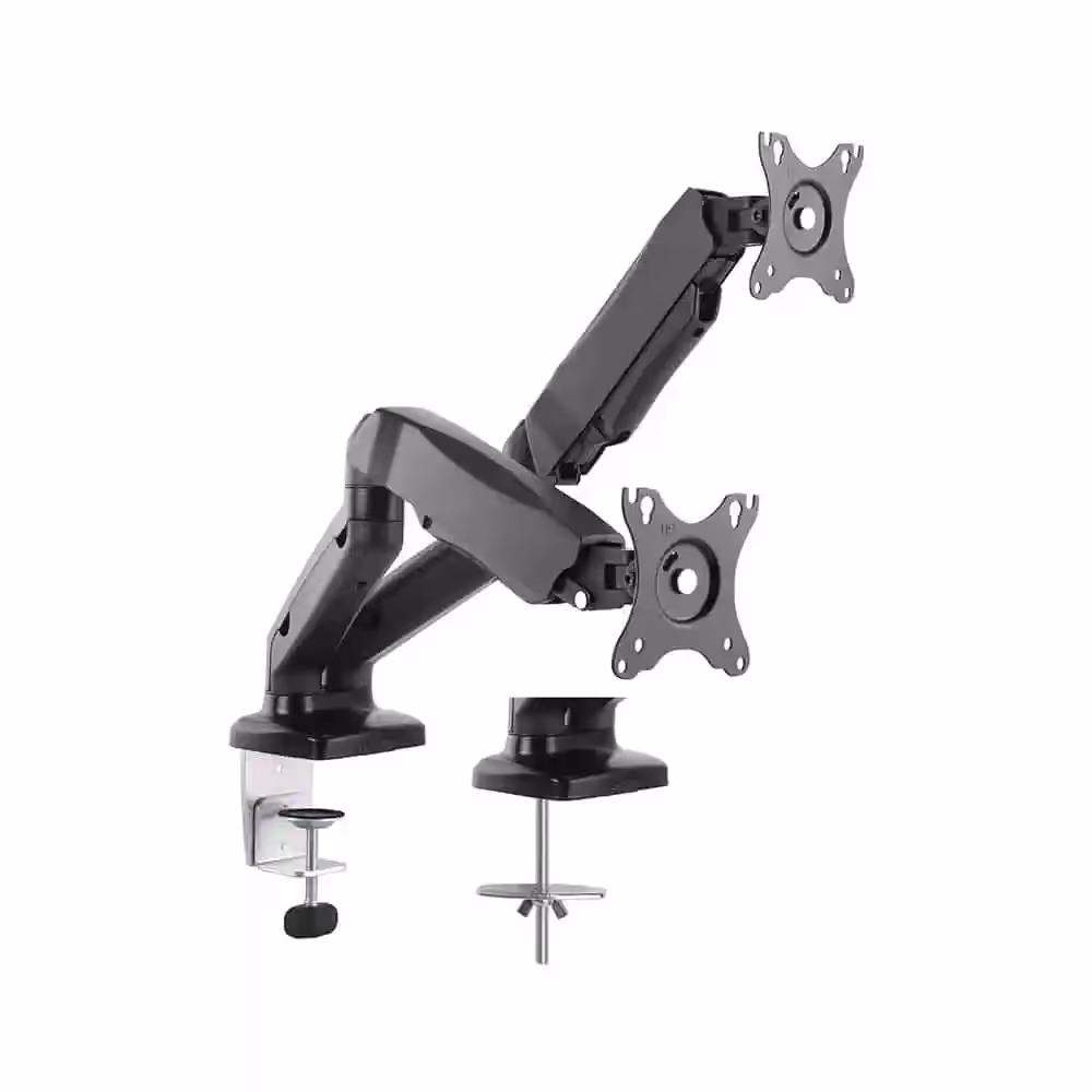 Rack 2 monitores ergonomico 13 a 27 pulgadas